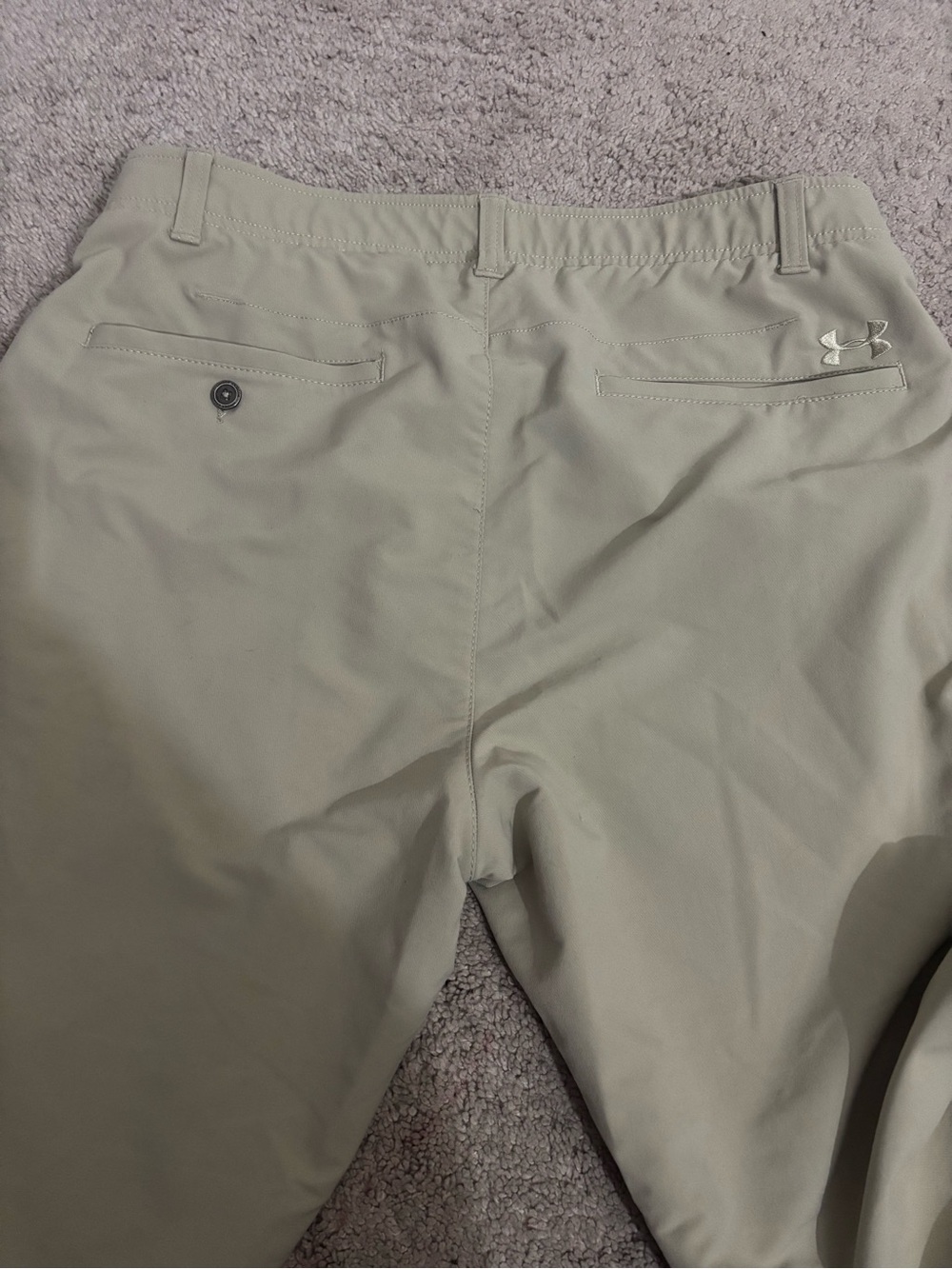 Under Armour Match Play Golf Pants
Men Beige Straight Leg Nylon
Blend Stretch - Picture 5 of 15